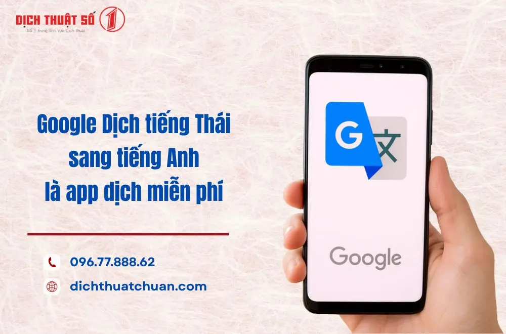 Dịch tiếng Thái sang tiếng Anh